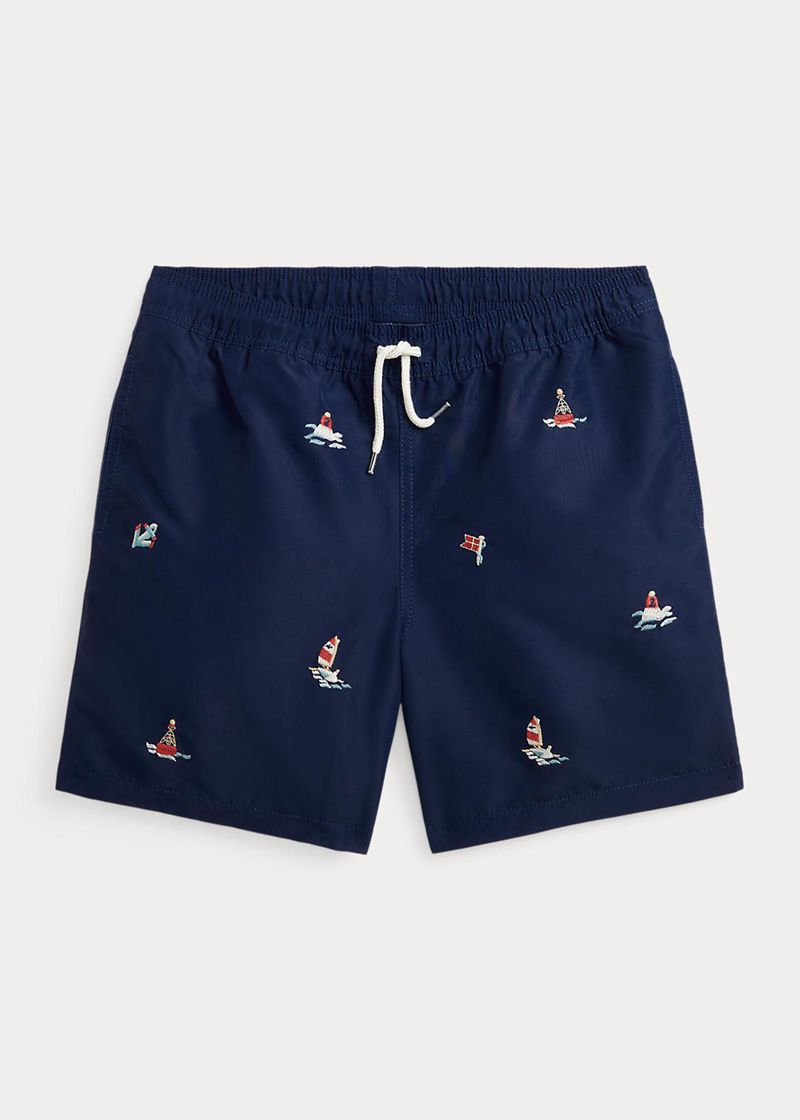 Shorts Polo Ralph Lauren Niño 6-14 Años Traveller Nadando Trunk Chile Azul Marino WBYIG-9058